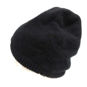 HELEN KAMINSKI ニット帽 ニットキャップ ワッチキャップ ビーニー 帽子 カシミヤ100％ ブラック