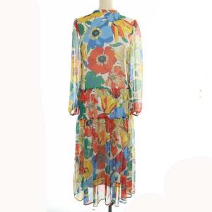 Diagram GRACE CONTINENTAL 20SS ワンピース ロング シフォン 花柄 長袖