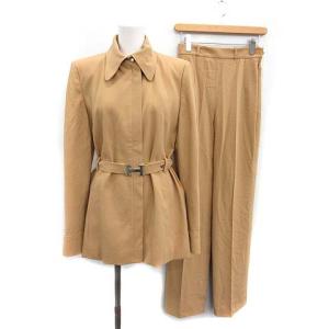 ヴィンテージ スーツ セットアップ 上下 ジャケット パンツ Hロゴベルト フランス製 