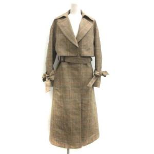 17AW 3WAYチェックトレンチコート ロングコート