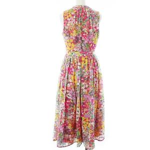 kate spade new york フローラルドットバーンアウトドレス FLORAL DOTS BURNOUT DRESS ワンピース ロング Vネック ノースリーブ