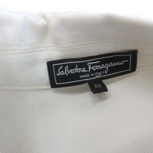 Salvatore Ferragamo ステンカラージャケット ホワイト