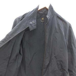 SCYE BASICS ジップアップジャケットブルゾン ネイビー