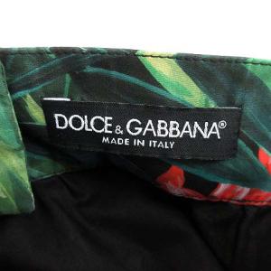 DOLCE&GABBANA スカート フレア ロング ボタニカル 総柄 ミモレ丈