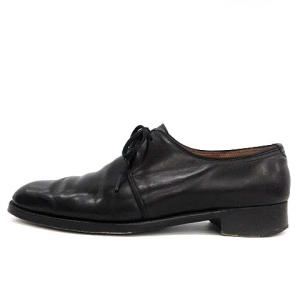 JOHN LOBB ビジネスシューズ レースアップ プレーントゥ シューツリー付き 6 24.5cm 黒 ブラック