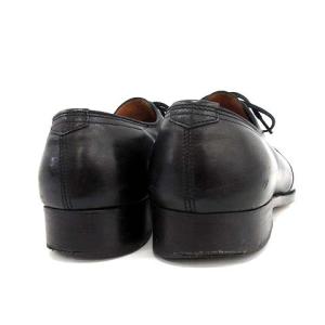 JOHN LOBB ビジネスシューズ レースアップ プレーントゥ シューツリー付き 6 24.5cm 黒 ブラック