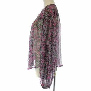 ISABEL MARANT ブラウス シャツ ノーカラー シルク 長袖 ボリュームスリーブ