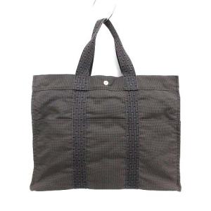 HERMES エールライン GM トートバッグ グレー