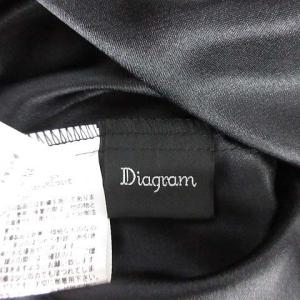 Diagram GRACE CONTINENTAL 19SS ドットギャザースカート M 黒