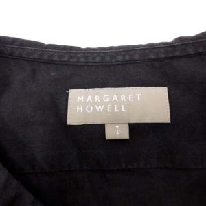 MARGARET HOWELL SOFT WASHED COTTON ブラウス 1 ネイビー