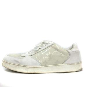 モノグラム スニーカー レースアップ 7.5 ホワイト