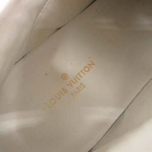 LOUIS VUITTON モノグラム スニーカー レースアップ 7.5 ホワイト