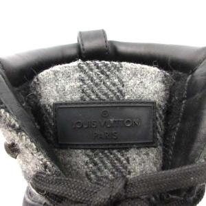LOUIS VUITTON マサイチェックハイカットスニーカー 7.5 ブラック