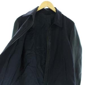 Neil Barrett レザー切替 ジャケット S 紺