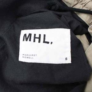 MHL. 19AW COTTON LINEN PLAIN WEAVE イージーパンツ ボタンフライ S ベージュ