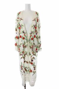 20SS フラワーレースガウンカーディガン ホワイト