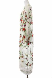 GRACE CONTINENTAL 20SS フラワーレースガウンカーディガン ホワイト