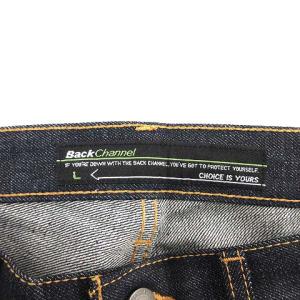Back Channel デニム ジーンズ パンツ ストレート L インディゴ