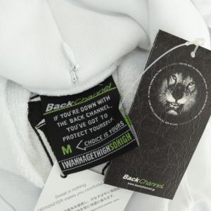 Back Channel WDsounds PULLOVER PARKA パーカー スウェット 長袖 プルオーバー バックプリント ワッペン M 白