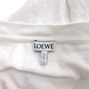 LOEWE 近年モデル アナグラム ロゴTシャツ ブローチプリント S ホワイト