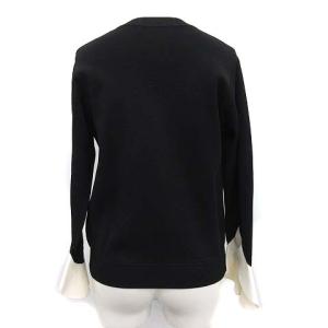 VALENTINO Belle de Jour Sweater ニット カットソー 長袖 S ブラック ホワイト