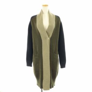 カーディガン ニット セーター ロング 長袖 ウール