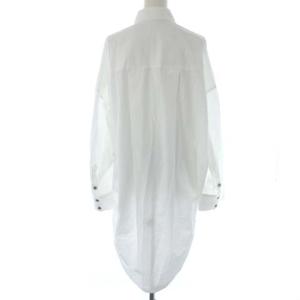 nagonstans 20AW パウダータイプライター BIG SH ブラウス シャツ 長袖 オーバーサイズ 38 M 白 ホワイト