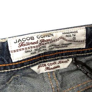JACOB COHEN デニムパンツ イタリア製 ボタンフライ ハラコパッチ 29 インディゴ