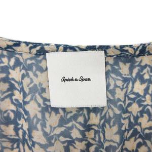 Spick&Span 20SS 花柄ワンピース ライトブルー