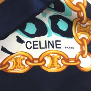 CELINE 総柄スカーフ マルチカラー