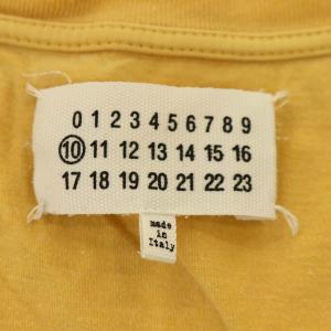 Martin Margiela 10 メゾンマルジェラ 半袖Tシャツ 48 イエロー