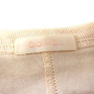 COMOLI 20SS フットボール長袖Tシャツ ベージュ