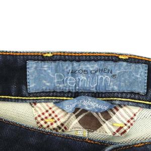 JACOB COHEN Premium デニム ジーンズ パンツ ストレート ストレッチ W33 インディゴ