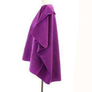 me ISSEY MIYAKE A-POC 19AW カットソー 半袖 ドルマンスリーブ ボートネック 紫 パープル