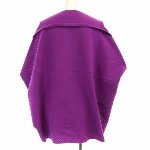 me ISSEY MIYAKE A-POC 19AW カットソー 半袖 ドルマンスリーブ ボートネック 紫 パープル