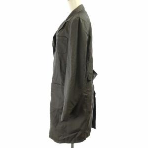 FENDI JEANS レオパード チェスターコート 42 茶