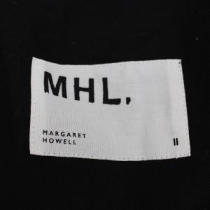 MHL. スカート 膝丈 フレア ウール 2 M グレー