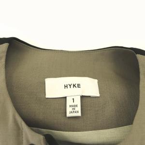 HYKE 20SS TROPICAL MILITARY TOP 1 グレー