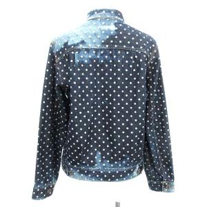 KAPITAL Gジャン ドット ブリーチ加工 水玉 ジージャン デニムジャケット S インディゴ