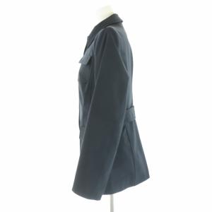 PRADA ステンカラージャケット 40 ネイビー