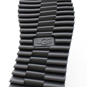 UGG australia RIDGE MINI ショートブーツ スエード ヒール 24cm 黒 ブラック