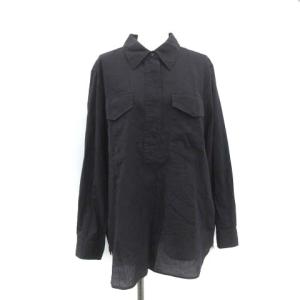 2020AW WASHED COTTON SHIRT ネイビー