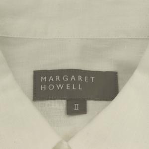 MARGARET HOWELL 2018AW リネンブラウス ホワイト