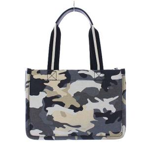 MARC JACOBS トートバッグ ハンドバッグ キャンバス 迷彩柄 カモフラ柄 グレー 黒 ブラック ベージュ