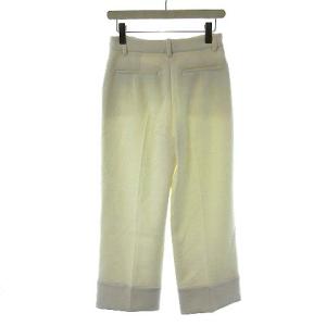 Theory 20SS BISTRETCH DOUBLE 3 WIDE CUFF PANTS ワイドパンツ ストレッチ スラックス 0 S