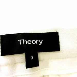 Theory 20SS BISTRETCH DOUBLE 3 WIDE CUFF PANTS ワイドパンツ ストレッチ スラックス 0 S