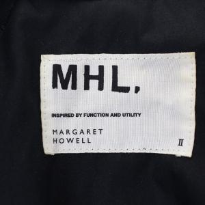 MHL. M-51 コート フード ロング 2 M 黒 ブラック
