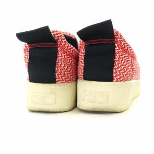 CELINE フィービー期 プルオン スリッポン 38 25.0cm 赤 白