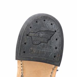 RED WING 15年製 刺繍羽タグ BECKMAN ベックマン ショートブーツ ラウンドトゥ レースアップ レザー 26.5cm ボルドー