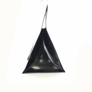 Helmut Lang トートバッグ ハンドバッグ エナメル ブラック